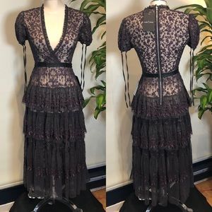 Needle and Thread Tiered Dress NWT